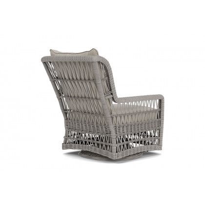 Lloyd Flanders™ Mackinac High Back Swivel Glider Lounge Chair - Callen Celadon