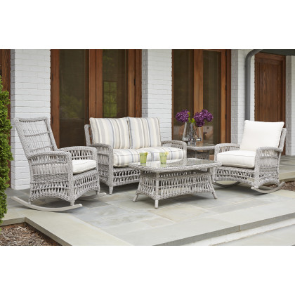 Lloyd Flanders - Mackinac Square End Table