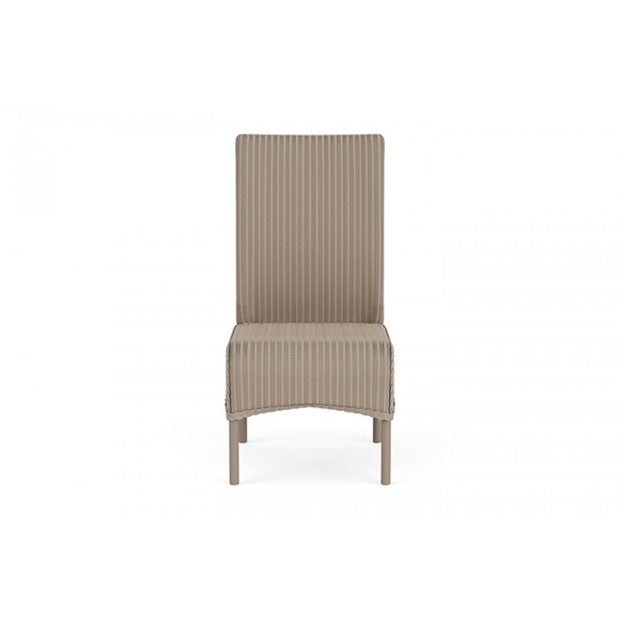 Lloyd Flanders™ Loom High Back Armless Dining Chair - French Beige