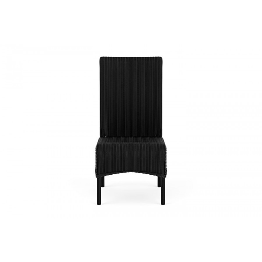 Lloyd Flanders™ Loom High Back Armless Dining Chair - Ebony