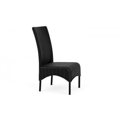 Lloyd Flanders™ Loom High Back Armless Dining Chair - Ebony
