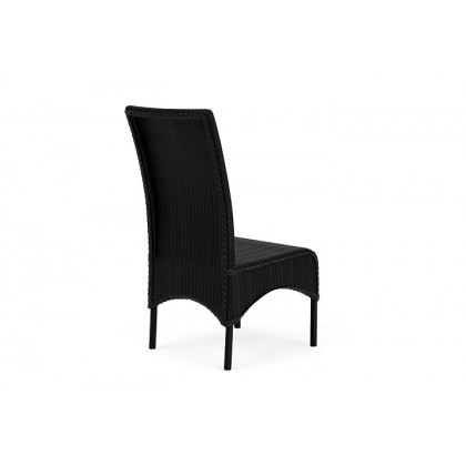 Lloyd Flanders™ Loom High Back Armless Dining Chair - Ebony