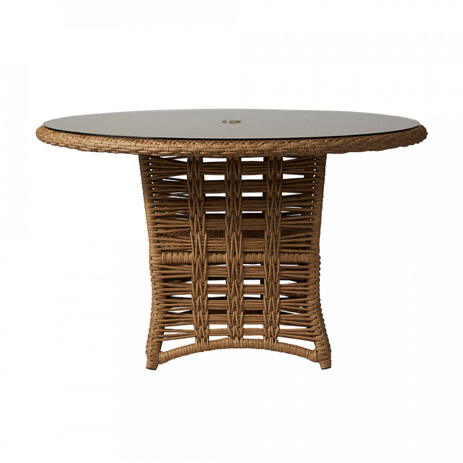 Lloyd Flanders - Magnolia 48" Round Umbrella Dining Table