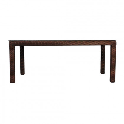 Lloyd Flanders - Contempo 72" Rectangular Umbrella Dining Table