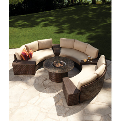 Lloyd Flanders - Contempo 48" Round Fire Table