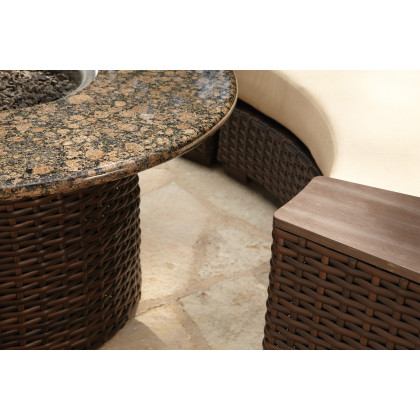 Lloyd Flanders - Contempo 48" Round Fire Table