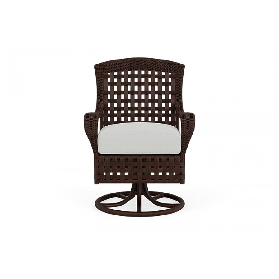 Lloyd Flanders™ Haven Swivel Rocker Dining Armchair - Loveboat Mint