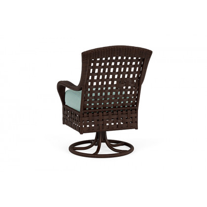 Lloyd Flanders™ Haven Swivel Rocker Dining Armchair - Unearth Dew