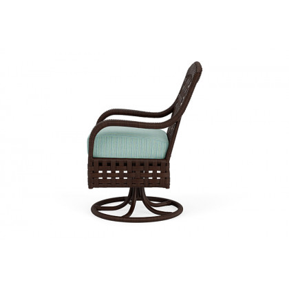 Lloyd Flanders™ Haven Swivel Rocker Dining Armchair - Unearth Dew