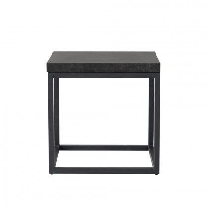 Lloyd Flanders - Accessories 20" Square End Table with Matte Anthracite Frame