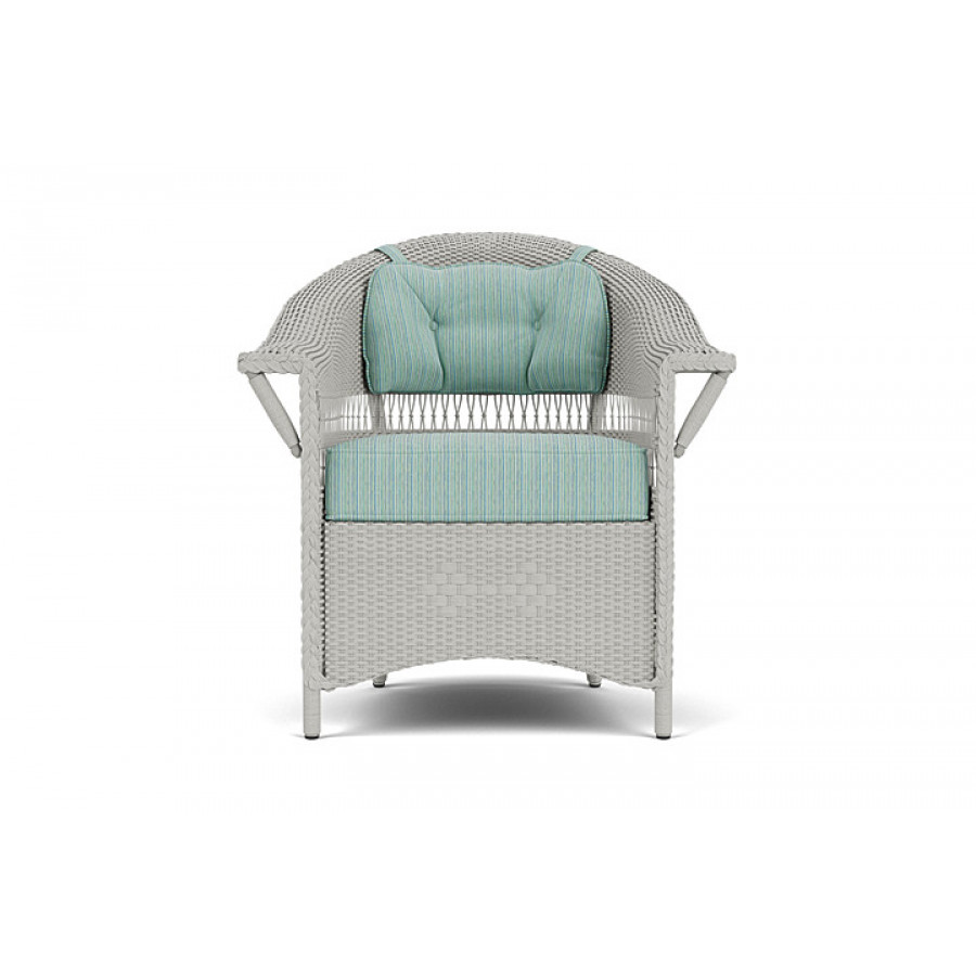 Lloyd Flanders™ Nantucket Dining Armchair - Platinum