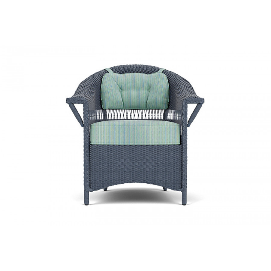 Lloyd Flanders™ Nantucket Dining Armchair - Denim Blue