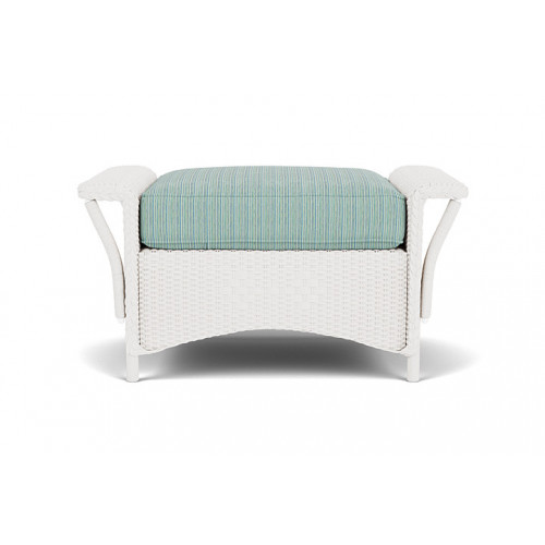 Lloyd Flanders™ Nantucket Ottoman  - White