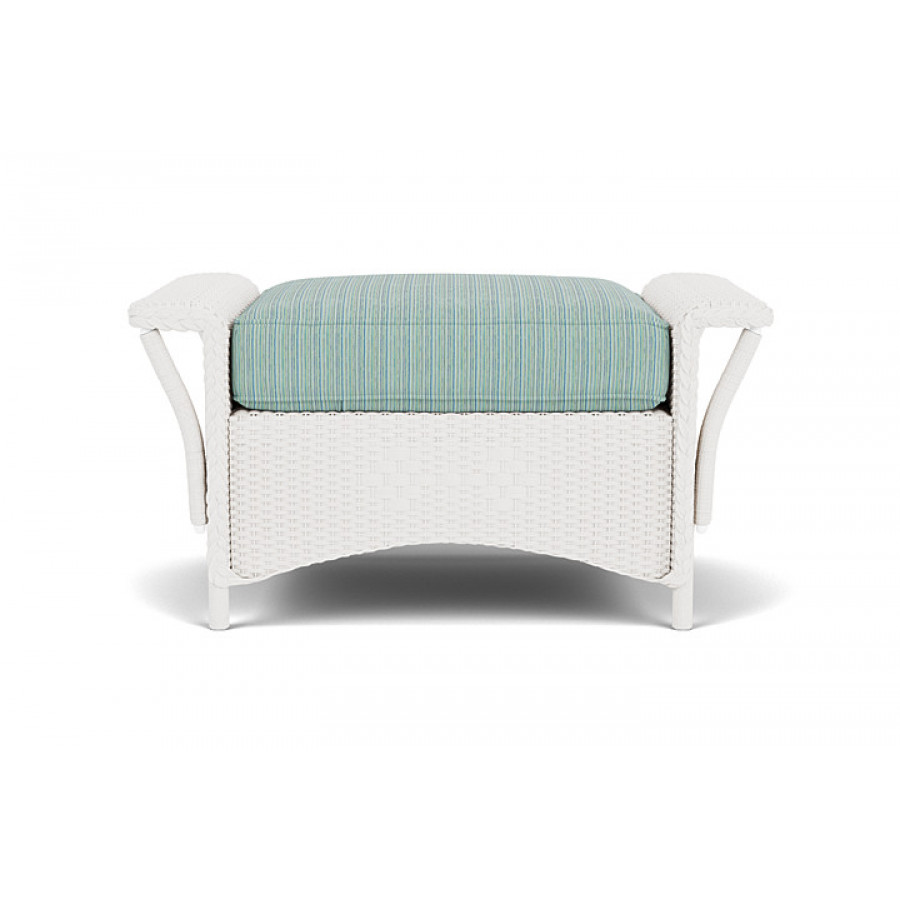 Lloyd Flanders™ Nantucket Ottoman  - White