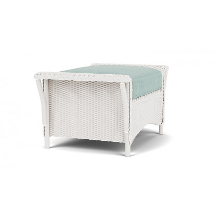 Lloyd Flanders™ Nantucket Ottoman  - White