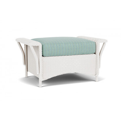 Lloyd Flanders™ Nantucket Ottoman  - White
