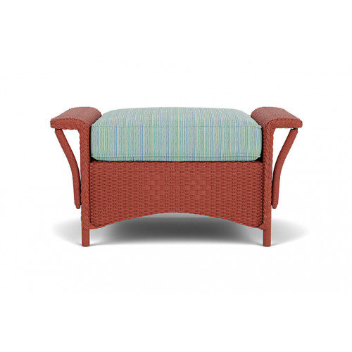Lloyd Flanders™ Nantucket Ottoman  - Terracotta