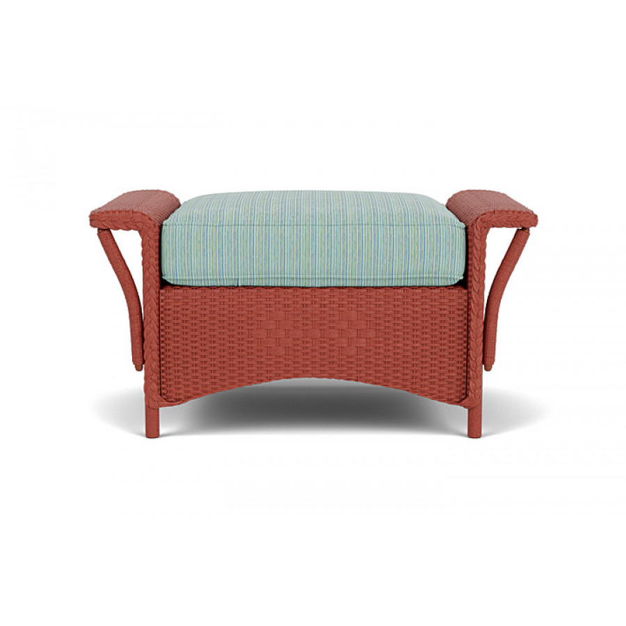 Lloyd Flanders™ Nantucket Ottoman  - Terracotta