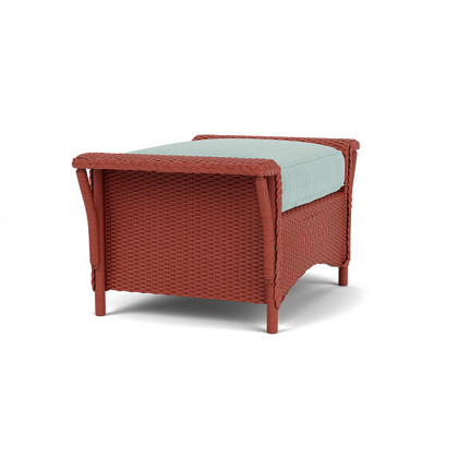 Lloyd Flanders™ Nantucket Ottoman  - Terracotta