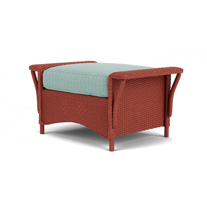 Lloyd Flanders™ Nantucket Ottoman  - Terracotta