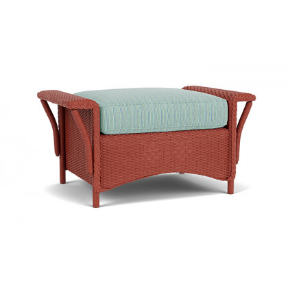 Lloyd Flanders™ Nantucket Ottoman  - Terracotta