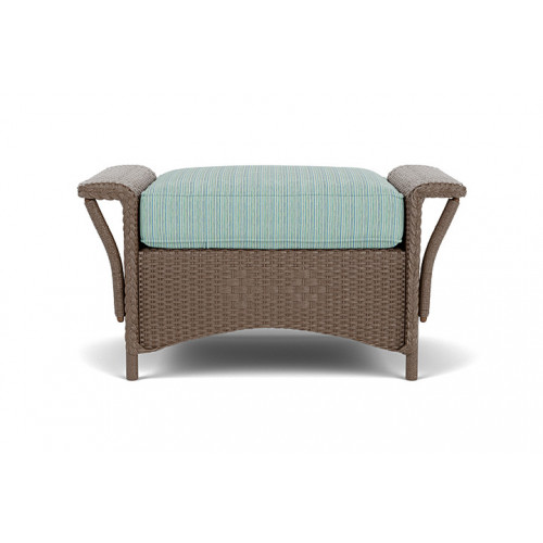Lloyd Flanders™ Nantucket Ottoman  - Bark