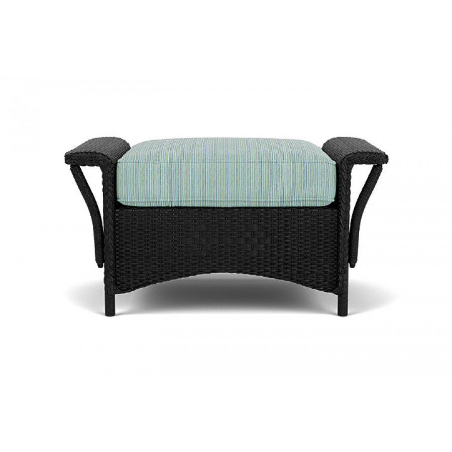 Lloyd Flanders™ Nantucket Ottoman  - Ebony