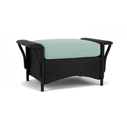 Lloyd Flanders™ Nantucket Ottoman  - Ebony