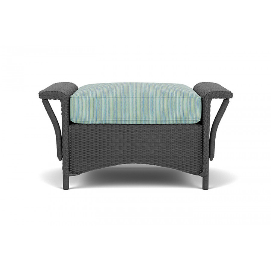 Lloyd Flanders™ Nantucket Ottoman  - Charcoal