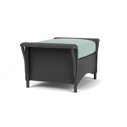 Lloyd Flanders™ Nantucket Ottoman  - Charcoal