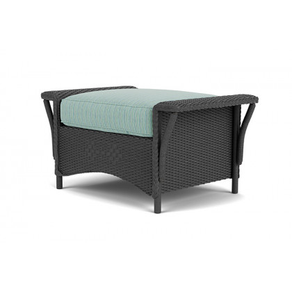 Lloyd Flanders™ Nantucket Ottoman  - Charcoal