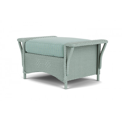 Lloyd Flanders™ Nantucket Ottoman  - Sea Glass