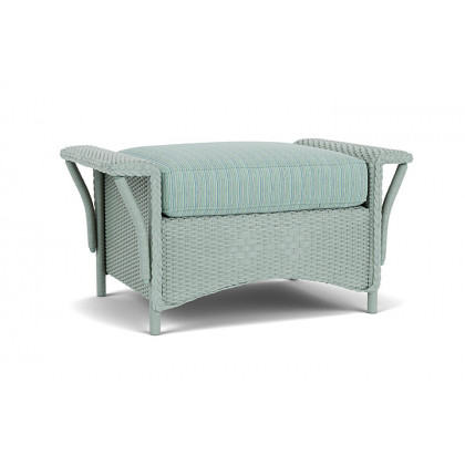 Lloyd Flanders™ Nantucket Ottoman  - Sea Glass