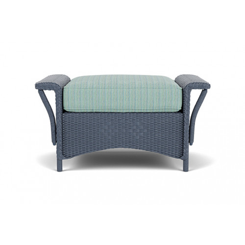 Lloyd Flanders™ Nantucket Ottoman  - Denim Blue