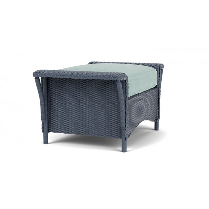 Lloyd Flanders™ Nantucket Ottoman  - Denim Blue