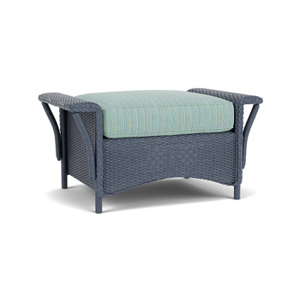 Lloyd Flanders™ Nantucket Ottoman  - Denim Blue