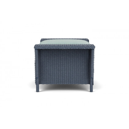 Lloyd Flanders™ Nantucket Ottoman  - Denim Blue