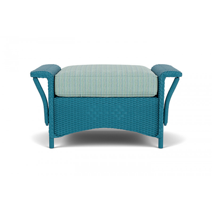 Lloyd Flanders™ Nantucket Ottoman  - Peacock