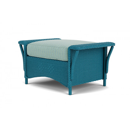 Lloyd Flanders™ Nantucket Ottoman  - Peacock