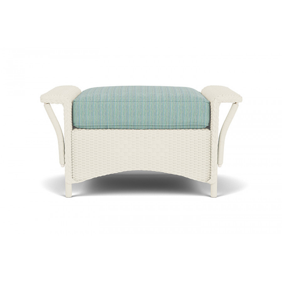 Lloyd Flanders™ Nantucket Ottoman  - Ivory