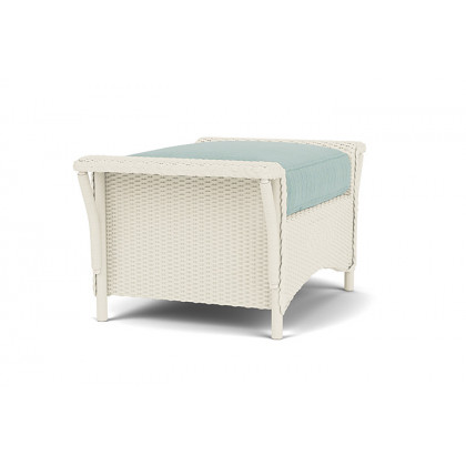 Lloyd Flanders™ Nantucket Ottoman  - Ivory