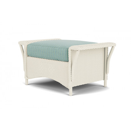 Lloyd Flanders™ Nantucket Ottoman  - Ivory