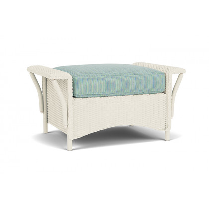 Lloyd Flanders™ Nantucket Ottoman  - Ivory