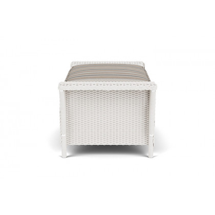 Lloyd Flanders™ Nantucket Large Ottoman - White