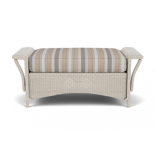 Lloyd Flanders™ Nantucket Large Ottoman - Linen