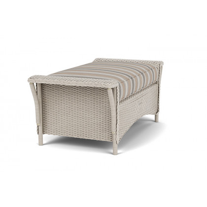 Lloyd Flanders™ Nantucket Large Ottoman - Linen