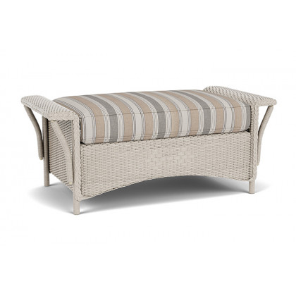 Lloyd Flanders™ Nantucket Large Ottoman - Linen