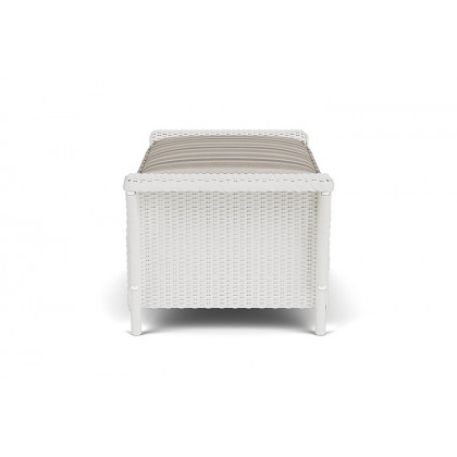 Lloyd Flanders™ Nantucket Large Ottoman - Matte White