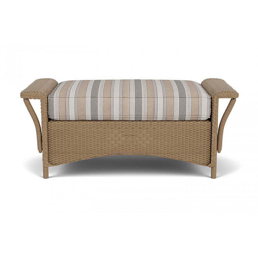 Lloyd Flanders™ Nantucket Large Ottoman - Fawn