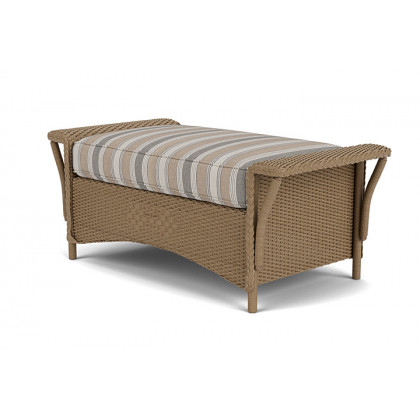 Lloyd Flanders™ Nantucket Large Ottoman - Fawn